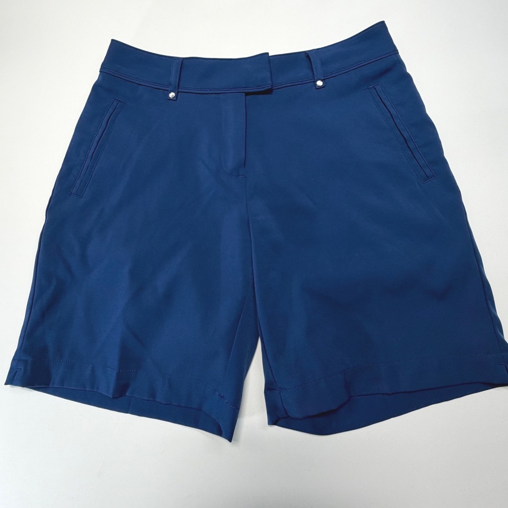 Lady Hagen Essentials Blue Golf Shorts Womens Size 0 Stretch Athletic